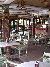 Hotel's restaurant on Jl Padma